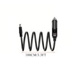 100cm/3.6FT Car Lighter Plug Extension Cord with 15A Fuse, DC 5.5*2.1mm Plug, 12V/24V/30V Compatible with Cars, Trucks, SUVs, Motorcycles, - for Car Wash, Vacuum Cleaners, Chargers, Headlights, Without Battery – Bild 9