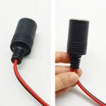 1PC 16AWG Replacement Car lighter socket with Lead - Car Power Connector Auto Accessories, 15cm/6in Female Plug to Tinned Terminal, Fits Most Vehicles, Easy Installation, Car Charger Socket Plug Adapter, Durable Plastic, No Battery Required - 图片 4
