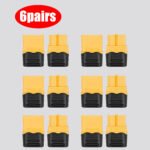 10Pairs XT60 connectors, XT60H Connectors Plug Male Female Connectors with Sheath For Lipo Battery RC Parts - 图片 2