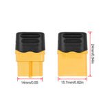 10Pairs XT60 connectors, XT60H Connectors Plug Male Female Connectors with Sheath For Lipo Battery RC Parts - 图片 4