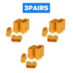 3Pairs XT90H Connectors, XT90H Male & Female Connector Plugs with Sheath, For RC Lipo Battery, Charge Lead And Drone – Bild 4