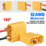 3Pairs XT90H Connectors, XT90H Male & Female Connector Plugs with Sheath, For RC Lipo Battery, Charge Lead And Drone – Bild 8