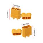 3Pairs XT90H Connectors, XT90H Male & Female Connector Plugs with Sheath, For RC Lipo Battery, Charge Lead And Drone – Bild 11