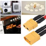 3Pairs XT60 Connector Male & Female Plug Cord, 12AWG Extension Cable 50mm For RC Cars, Quadcopters, Airplanes, Boats - Battery Parts Replacement, Without Battery - Image 6