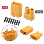 10Pairs XT30 Connectors Plugs Male & Female With Heat Shrink For RC Car/Boat/LiPo Battery - Imagen 5