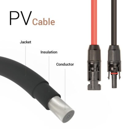 6m/20FT Solar Cable 10AWG(6mm2) Solar Extension Cable with PV
