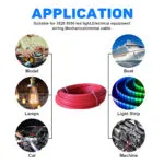 18AWG 100m/328FT Low Voltage Wire Cable Conductor Red Cable, Flexible Wire Extension Cord Copper Clad Aluminum Wire 12V/24V DC Cable for Speaker Wires, LED Wires, Automotive Wires – Bild 5