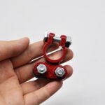 Battery Terminal Connector 4pcs, Automotive Battery Post Clamp, Anti-Corrosion Adjustable Positive Negative Auto Replacement Parts - Imagen 3