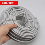 24AWG 50m/164FT Solid Cable LAN Network Ethernet RJ45 Wire, Cat5 CCA Wire Bulk No Ends, for Indoor/Outdoor. - 图片 5