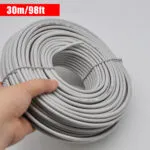 24AWG 50m/164FT Solid Cable LAN Network Ethernet RJ45 Wire, Cat5 CCA Wire Bulk No Ends, for Indoor/Outdoor. – Bild 5