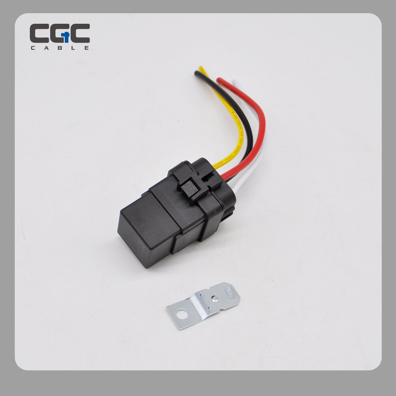 631-1.jpg Automotive Relay 1 Pack Kit, 4P 12V/40A SPST Heavy Duty with Harness Socket, 12AWG+16AWG Tinned Copper Wires for Car Boat Auto Fan Relays – Bild 1