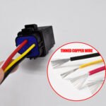 Automotive Relay 1 Pack Kit, 4P 12V/40A SPST Heavy Duty with Harness Socket, 12AWG+16AWG Tinned Copper Wires for Car Boat Auto Fan Relays – Bild 4