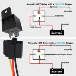 1PC Automotive Relay, 12V40A 4Pin Universal Power Relay with Harness, 16AWG+18AWG Tinned Copper Wires for Car Vehicle Motor Switch – Bild 5