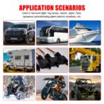 1PC Automotive Relay, 12V40A 4Pin Universal Power Relay with Harness, 16AWG+18AWG Tinned Copper Wires for Car Vehicle Motor Switch - 图片 7