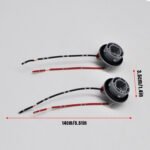 2PCS 1156 LED Bulbs Socket, Signal Light Socket Wiring Harness. - 图片 4