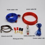 Amp Install Kit, 2.5 Square Meter Car Audio Speakers Wiring Kit CCA, Complete Amplifier Installation with RCA Cables - Imagen 5