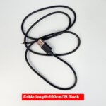 2PCS 100CM/39.3inch USB Pigtail Cable 24AWG USB 2.0 Male Plug 2pin Wire DIY Cable, for LED Strip Night Lights Lamp Table Clock TV Box Mirror Fan - Imagen 5