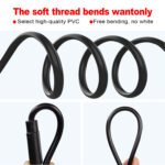 2PCS 100CM/39.3inch USB Pigtail Cable 24AWG USB 2.0 Male Plug 2pin Wire DIY Cable, for LED Strip Night Lights Lamp Table Clock TV Box Mirror Fan - Imagen 6