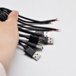 2PCS 100CM/39.3inch USB Pigtail Cable 24AWG USB 2.0 Male Plug 2pin Wire DIY Cable, for LED Strip Night Lights Lamp Table Clock TV Box Mirror Fan - Imagen 7