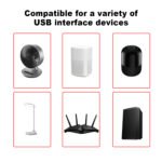 2PCS 100CM/39.3inch USB Pigtail Cable 24AWG USB 2.0 Male Plug 2pin Wire DIY Cable, for LED Strip Night Lights Lamp Table Clock TV Box Mirror Fan - Imagen 8