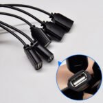 10PCS USB Pigtail 2 Pin USB 2.0 Female, DIY Repair of USB 2.0 Cables, 30cm/11.8in Soldering The Two Pins of The USB Female Connector, for USB Equipment Installed Fixing DIY USB Cables, LED Lights, Fans, And LED Strip Desk Lamps – Bild 2