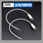 10PCS USB Pigtail 2 Pin USB 2.0 Female, DIY Repair of USB 2.0 Cables, 30cm/11.8in Soldering The Two Pins of The USB Female Connector, for USB Equipment Installed Fixing DIY USB Cables, LED Lights, Fans, And LED Strip Desk Lamps – Bild 9