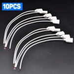 10PCS USB Pigtail 2 Pin USB 2.0 Female, DIY Repair of USB 2.0 Cables, 30cm/11.8in Soldering The Two Pins of The USB Female Connector, for USB Equipment Installed Fixing DIY USB Cables, LED Lights, Fans, And LED Strip Desk Lamps – Bild 10