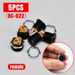 5PCS DC5.5x2.1mm socket (DC-022), internal thread DC barrel shaped DC power adapter connector – Bild 4