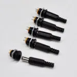 5PCS DC5.5x2.1mm socket (DC-022), internal thread DC barrel shaped DC power adapter connector - 图片 9