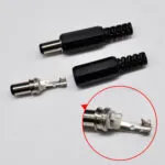 5PCS DC5.5x2.1mm socket (DC-022), internal thread DC barrel shaped DC power adapter connector - 图片 10
