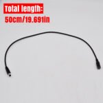 100CM/39in 5.5x2.1 DC Power Extension Cord, 5.5x2.1mm Female to Male Plug for CCTV Security IP Camera, LED Strip, Monitors, Survelliance DVR NVR Standalone - Image 5