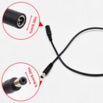 100CM/39in 5.5x2.1 DC Power Extension Cord, 5.5x2.1mm Female to Male Plug for CCTV Security IP Camera, LED Strip, Monitors, Survelliance DVR NVR Standalone - Image 8