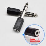 5PCS 3.5 mm to 1/4 adapter, 3.5mm Female to 6.35mm Male Audio Converter Connector, for Speaker Headphone Guitar Digital Piano Amp Keyboard Stereo Microphone AUX Cable – Bild 6