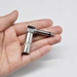 5PCS 6.35MM Right-Angle Mono Guitar Plugs, 6.35mm 1/4" 90?? Right Angle Nickel-Plated Audio Plug, TS Male to Female Solder Connector Fiberglass Insulator for Instrument Cables???ַ?????245?? – Bild 4