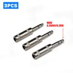 5PCS 6.35MM Guitar Plugs, 6.35mm Male 1/4" TS Plug Audio Connector, Solder Jack Adapter for Guitar Speaker Microphone Instrument Audio Cables – Bild 2