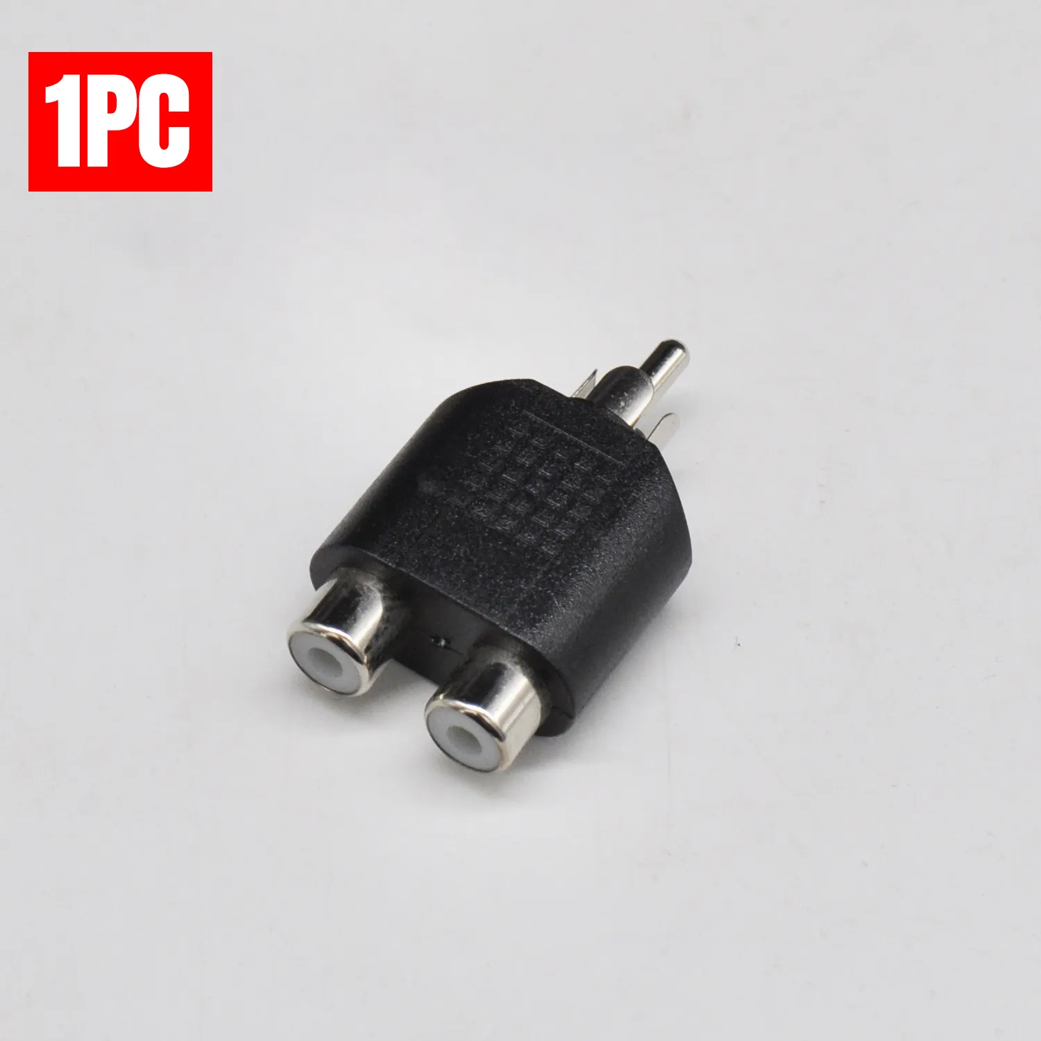 1PC RCA Adapter, RCA Audio Video Splitter Dual Female to Male Plug, AV TV Cable Conversion Connector Plug and Play Simple Operation Audio Adapter - 图片 2