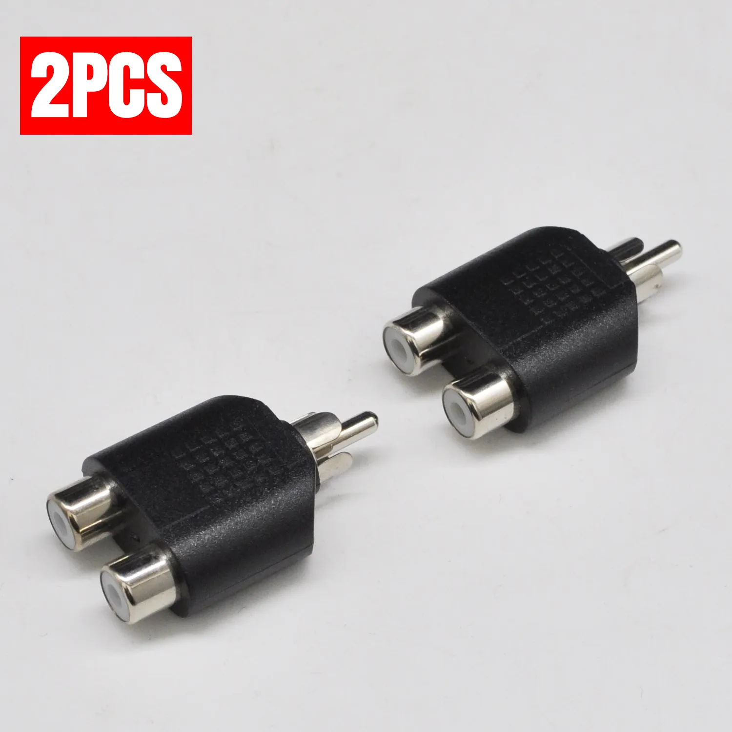 1PC RCA Adapter, RCA Audio Video Splitter Dual Female to Male Plug, AV TV Cable Conversion Connector Plug and Play Simple Operation Audio Adapter - 图片 3