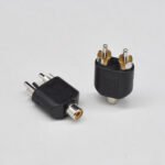 2PCS RCA adapter, RCA Audio Video Splitter Dual Female to Male Plug, AV TV Cable Conversion Connector Plug and Play Simple Operation Audio Adapter - Image 5