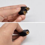 2PCS RCA adapter, RCA Audio Video Splitter Dual Female to Male Plug, AV TV Cable Conversion Connector Plug and Play Simple Operation Audio Adapter - Image 6