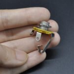 10PCS Electric Guitar Input Jack, 1/4 Inch 6.35mm Mono Guitar Input Socket, Nut & Washer Included for All Electric Guitar Bass Guitar Models - 图片 5