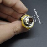 10PCS Electric Guitar Input Jack, 1/4 Inch 6.35mm Mono Guitar Input Socket, Nut & Washer Included for All Electric Guitar Bass Guitar Models - 图片 6