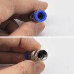 5PCS RG6 Compression Connectors, F Compression Connector Coax Fitting, Easy to Use Perfect for Multiple RG6 Coax Cable Application Connection - Image 5