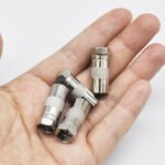 2PCS Nickel Plated British F-head converter, from F-male to 9.5 TV female TV head, suitable for cable TV direct plug-in head – Bild 2