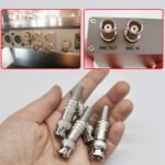 2PCS Tool-Free BNC Male Connector, Spring Model Coaxial Adapter RG59/RG6 Compatible, Screw Clamping No Soldering Required Coax Fitting - Imagen 2