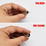 1PC RCA to BNC Video Adapter, RCA Male to BNC Female Video Adapter, for CCTV Security Camera - Imagen 5