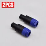 2PCS New Speakon Cable Adapter Connectors, 4-Pole Twist Lock Audio Adapter, Durable for NL2FC NL4FC NLT4X NL4FX Pro Audio System - 图片 4