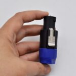 2PCS New Speakon Cable Adapter Connectors, 4-Pole Twist Lock Audio Adapter, Durable for NL2FC NL4FC NLT4X NL4FX Pro Audio System - 图片 8