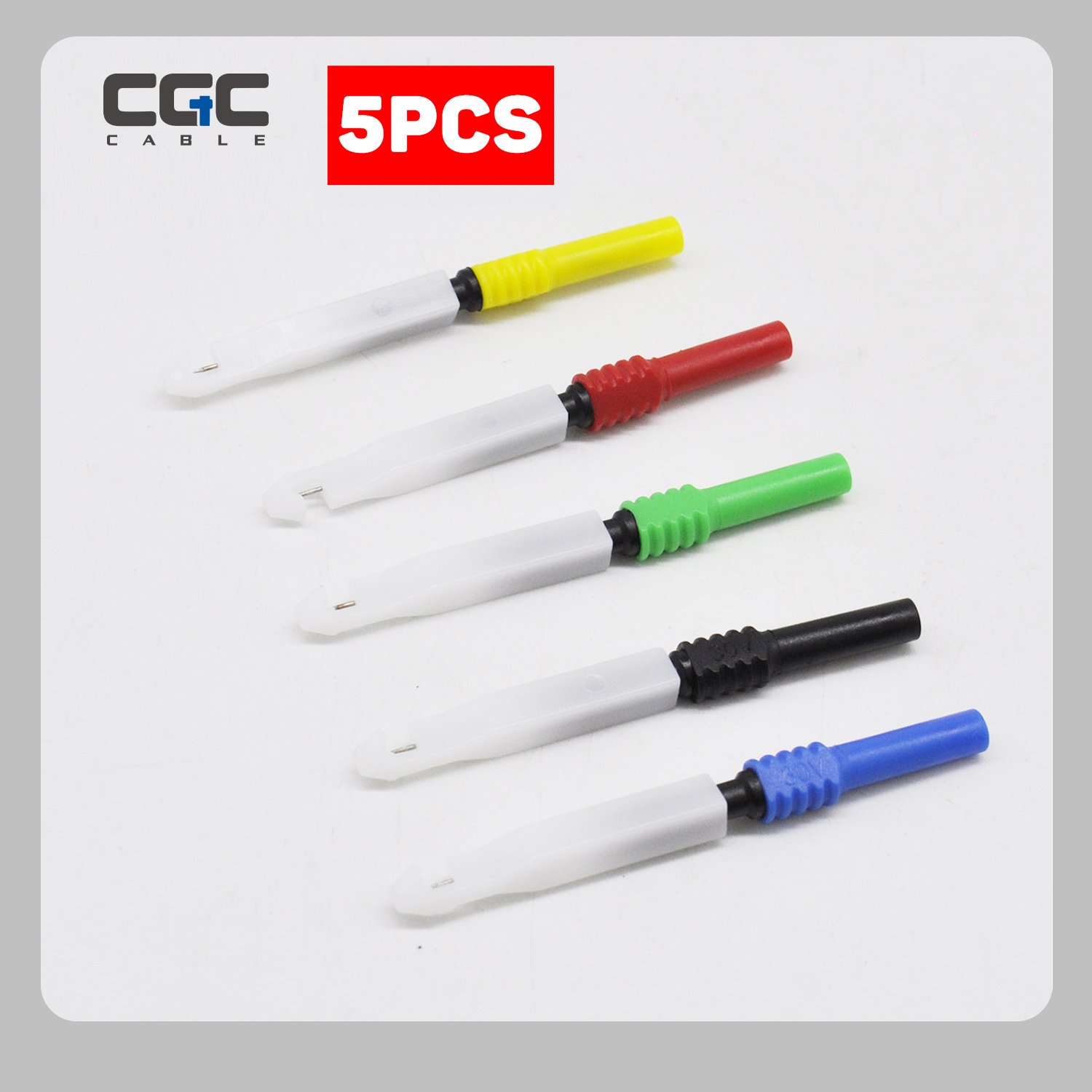 796-1.jpg 5PCS Multifunctional Probe For Vehicle Detection Nondestructive, Insulation Puncture Probe Tip, Multimeter Back Rear Probe, 30V Thread Design - Image 1