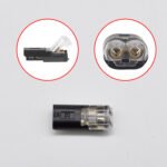 10PCS Double-Wire Plug-in Connector Led Light Strip Connectors, 2-Pin 2-Port, PVC Insulated, Copper Contact Material, Quick Connect Termination, Uncharged Power Mode - Imagen 6