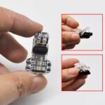 6PCS T-Tap Wire 2 Pin Connectors, 3 Way 2 Pin Tap Wire Connectors - No Wire Stripping, Solderless, Fits 22-18 AWG Stranded/Solid Electrical Wires. - 图片 6